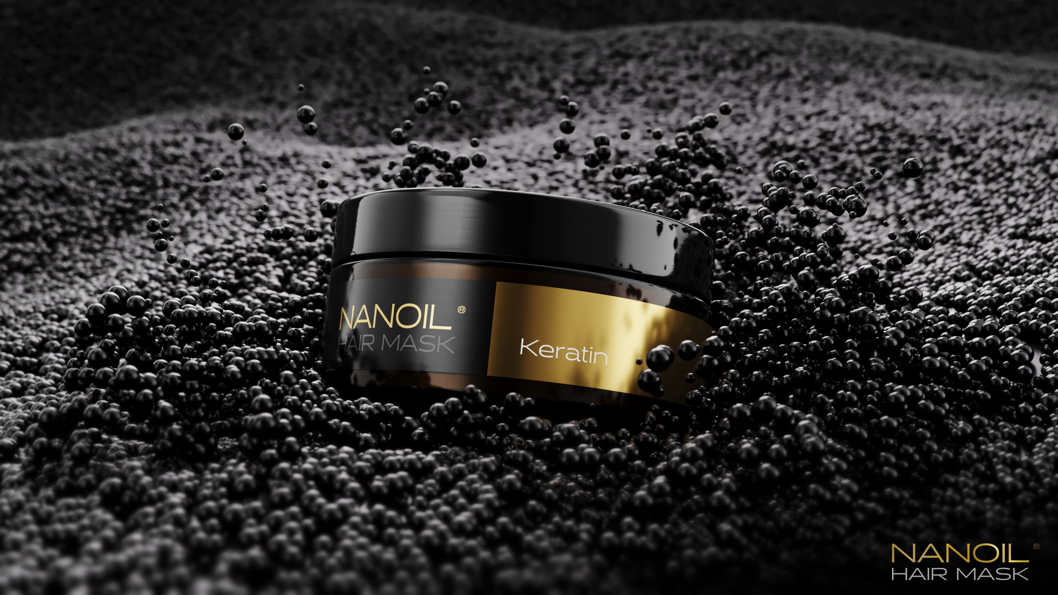 Nanoil the best hair masks with keratin